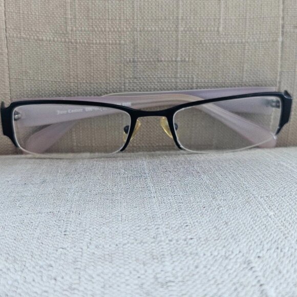 Juicy Couture Women Eyeglasses Frame Halr Rim Black LUCY Glasses Made in Italy - Picture 2 of 12